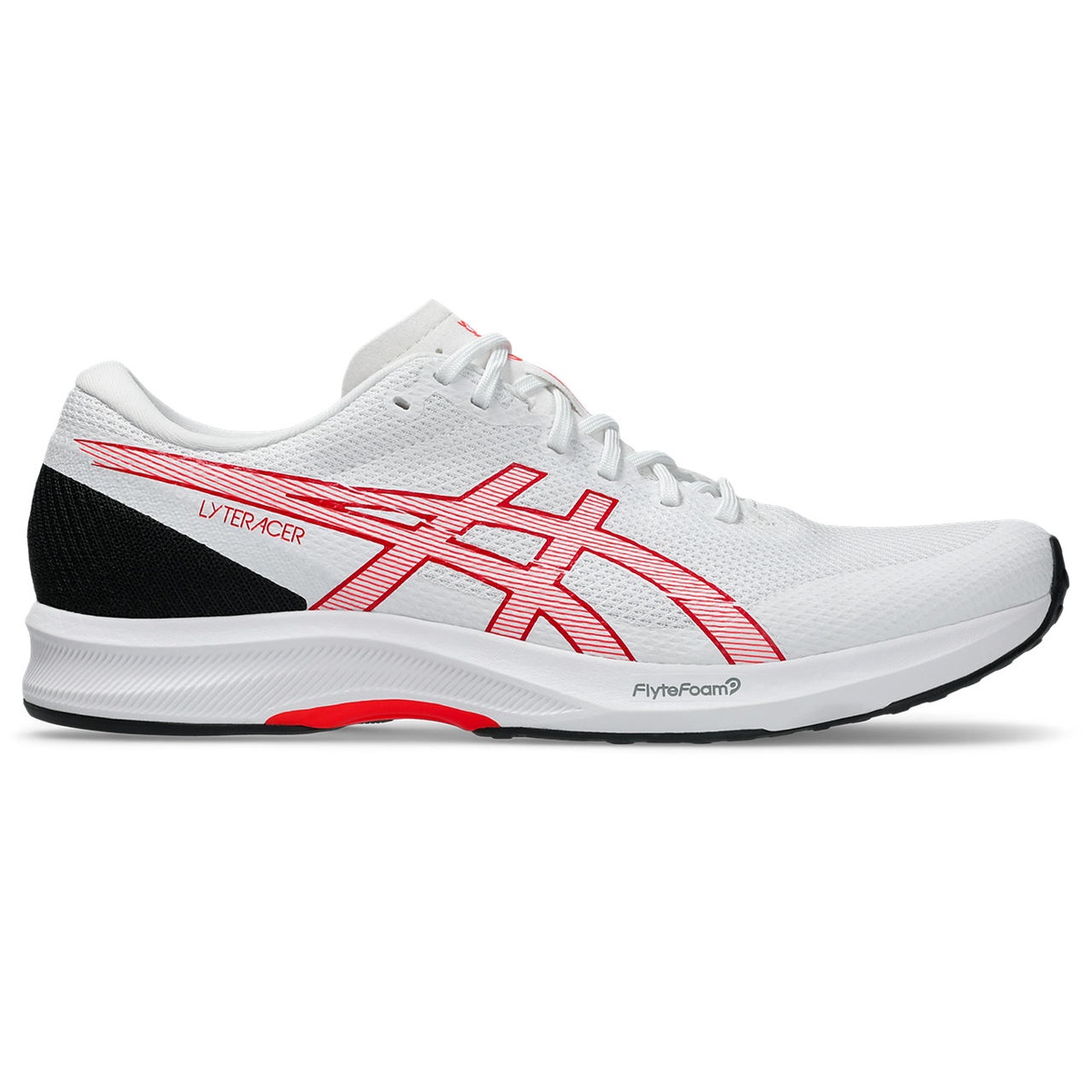 アシックス asics 1011B971 LYTERACER 6 WHT/FLASH RED