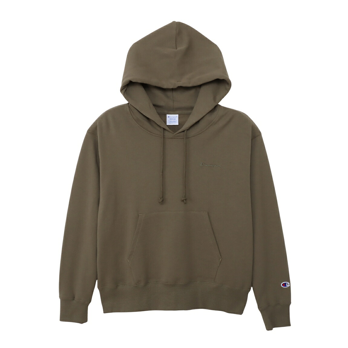 チャンピオン CHAMPION CW-D102 HOODED SWEATSHIRT オリーブドラブ