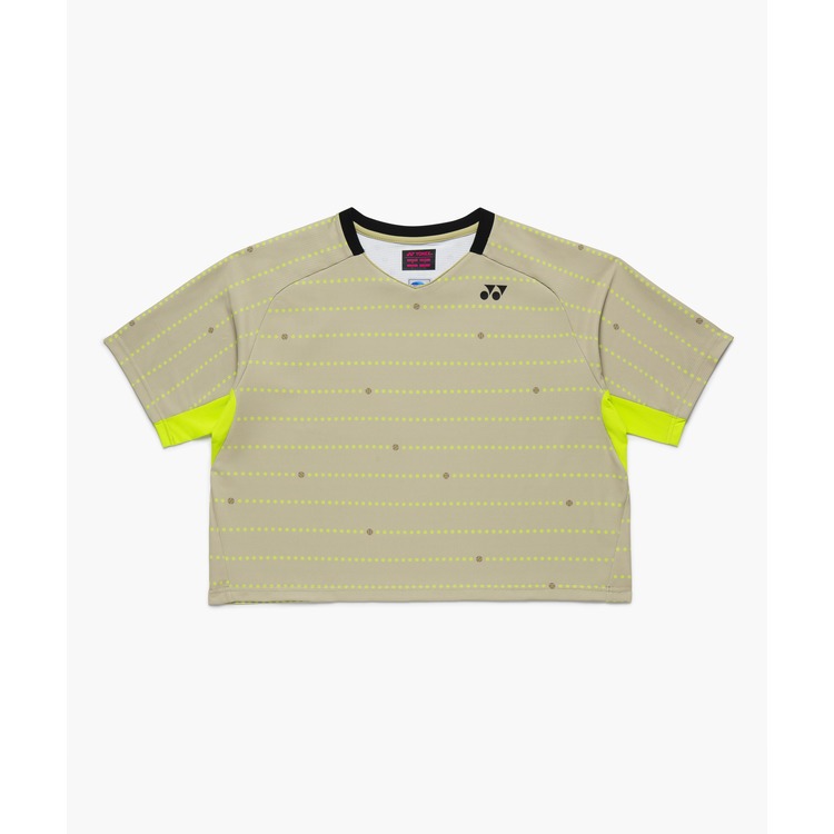 ヨネックス YONEX 20937 ウィメンズゲームシャツ カーキベージュ