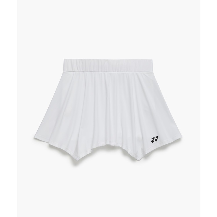 ヨネックス YONEX 26191 ウィメンズスカート(肌付きスパッツ付) 白いこと