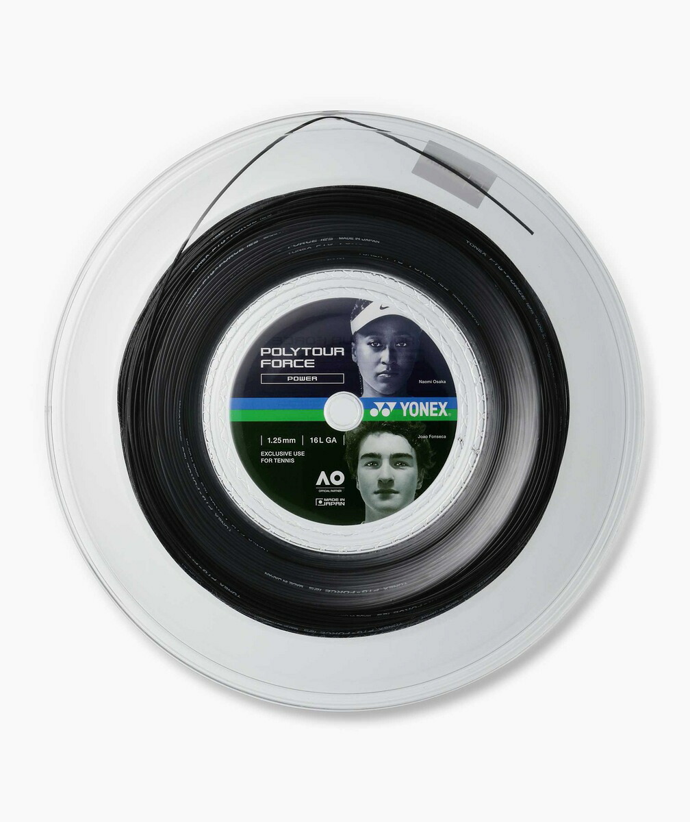 ヨネックス YONEX PTFO30R2 ポリツアーフォース130(200m) ブラック