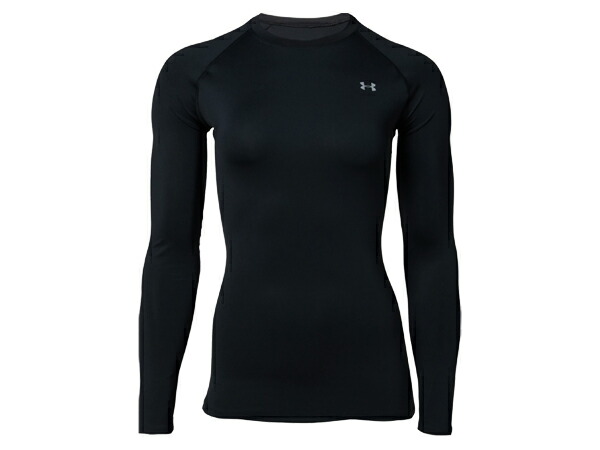 買得 アンダーアーマー UNDER ARMOUR HG Compression LS Crew ヒートギア コンプレッション ロングスリーブ クルー  レディース ブラック 黒 スポーツ フィットネス インナー 長袖 1358604-001 orlandogomes.org.br