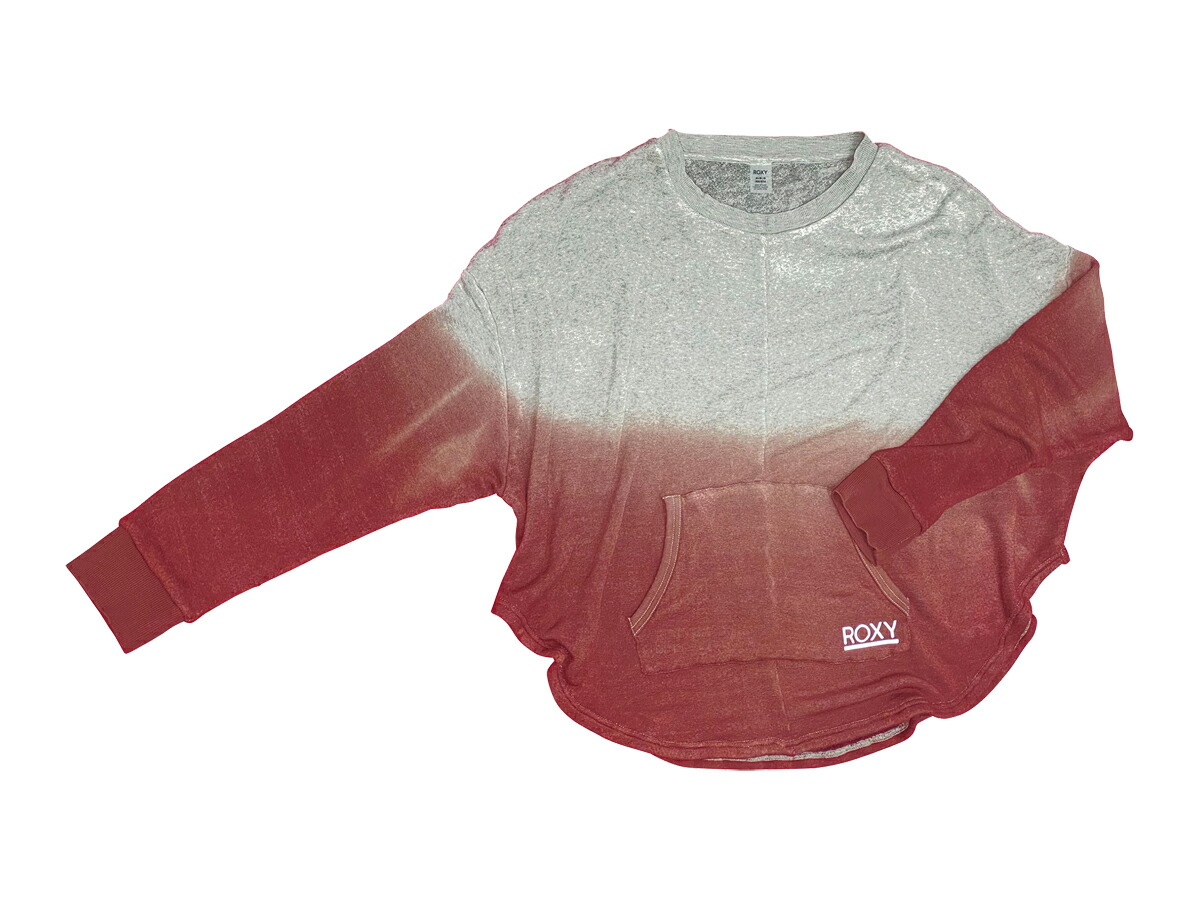 ロキシー Roxy At Home Pullover アット ホーム プルオーバー レディース 秋 冬 グレー 灰色 えんじ色 スポーツ フィットネス 長袖 Tシャツ Rlt Ter Cdm Co Mz