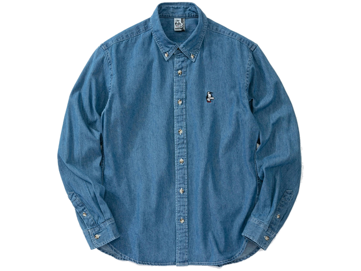 チャムス Chums Denim Shirts デニムプルオーバー メンズ レディース 秋場 ウィンター 綿絮 綿 ブルー 青色信号 非公式 シャツ Ch02 1151 Ltindigo Earthkitchen Ph