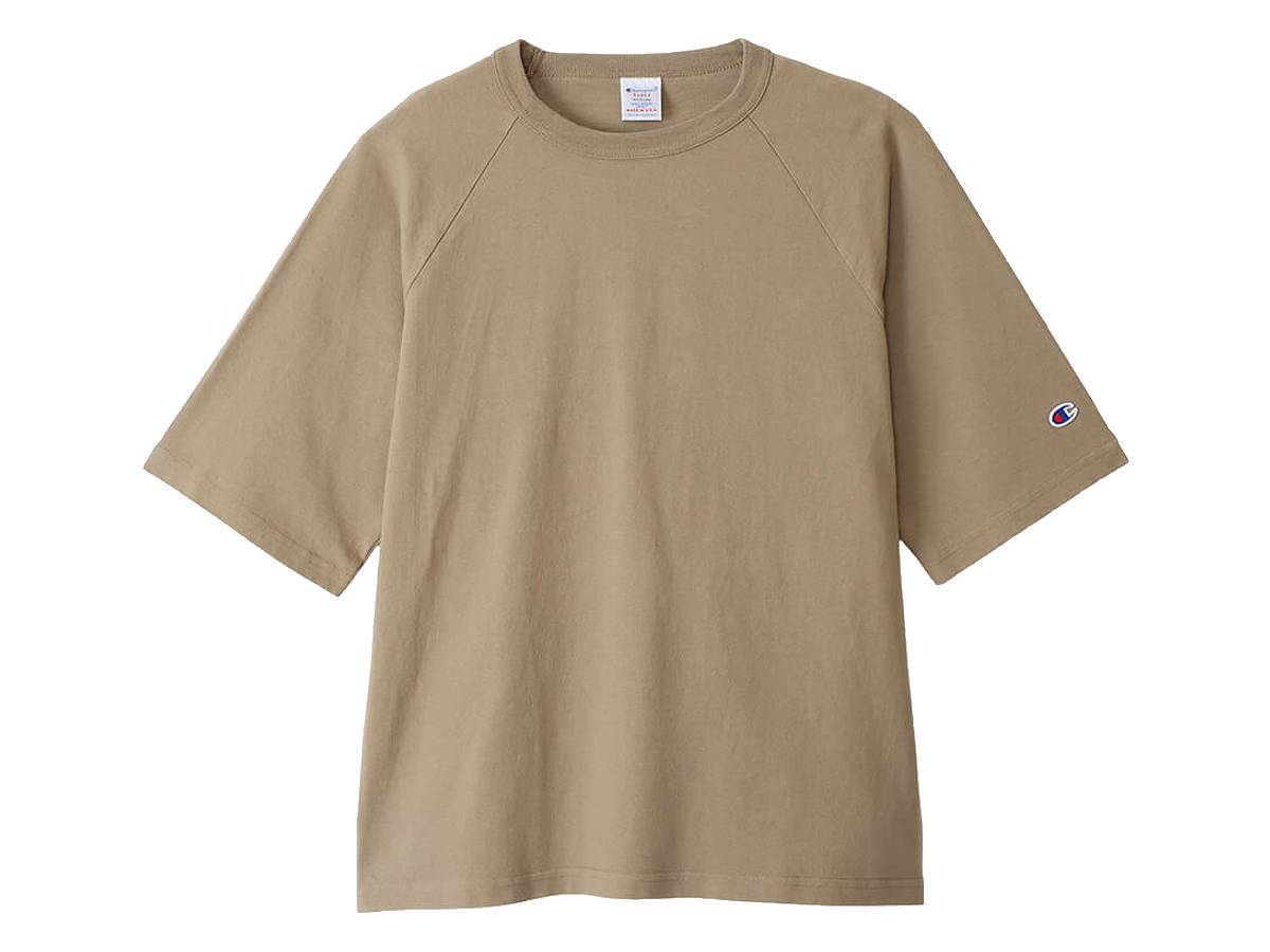 チャンピオン Champion ティーテンイレブン ラグランショートスリーブtシャツ メンズ コットン 綿 ブラウン 茶 カジュアル シャツ C5t306 2 Deerfieldtwpportage Com