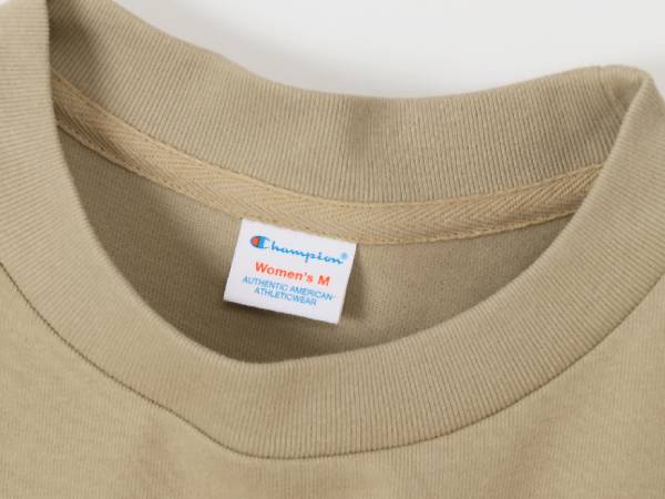 チャンピオン Champion Onepiece Dress ワンピース レディース 秋 冬 コットン ベージュ カジュアル 長袖 ワンピース ドレス Cw U412 780 Liceochiloe Cl