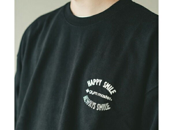 体育館君 Gym Master Happy Smileスウェットビッグtee メンズ レディース ユニ関係 墨染め 胡麻の蠅 心安い 衣料 シャツ 長袖 G 05 Musiciantuts Com