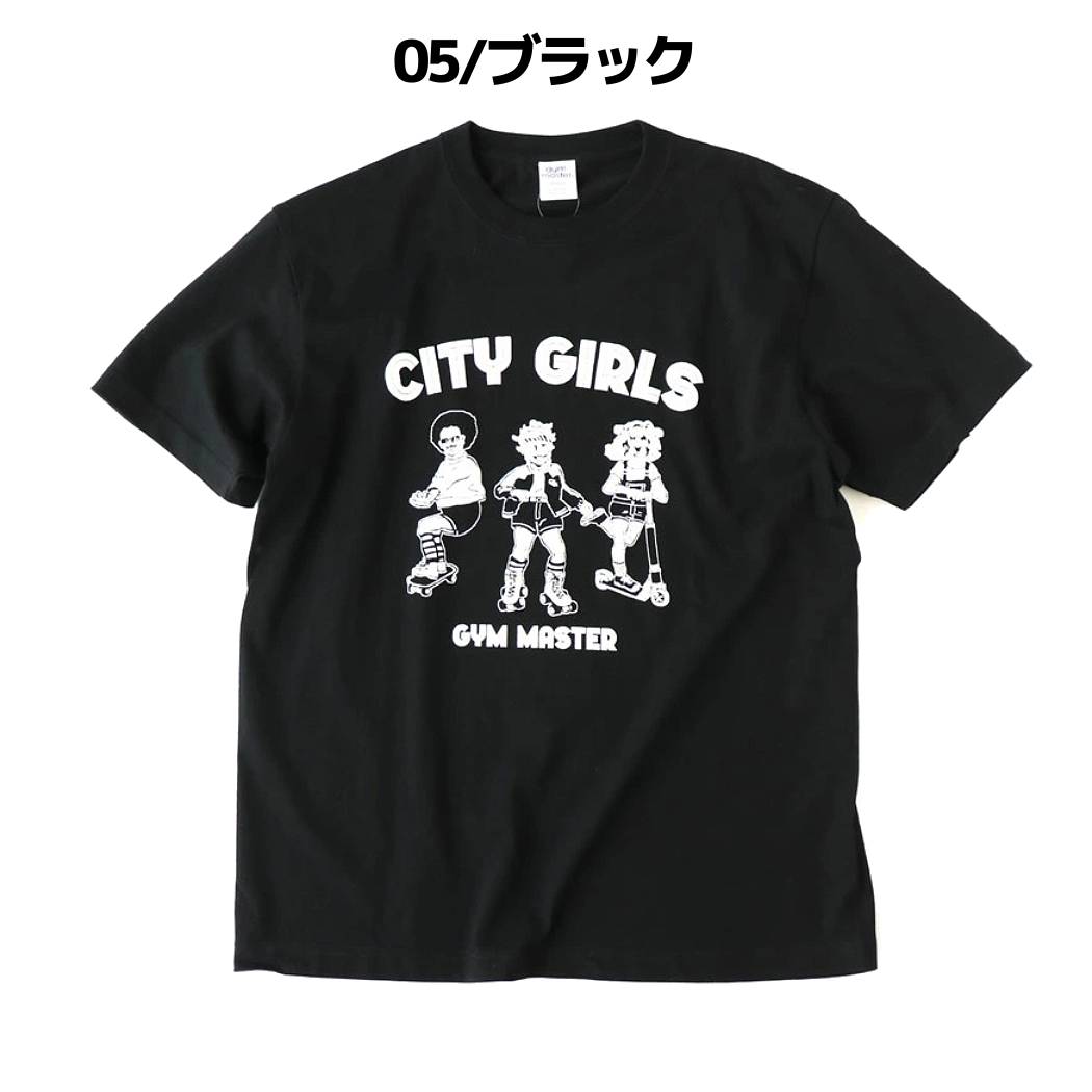 ジムマスターgymmaster5.6ozCITYGIRLSTee5.6オンスシティガールユニセックス春夏秋コットンホワイトグレーブラックグリーンカジュアル半袖シャツG89268601020542