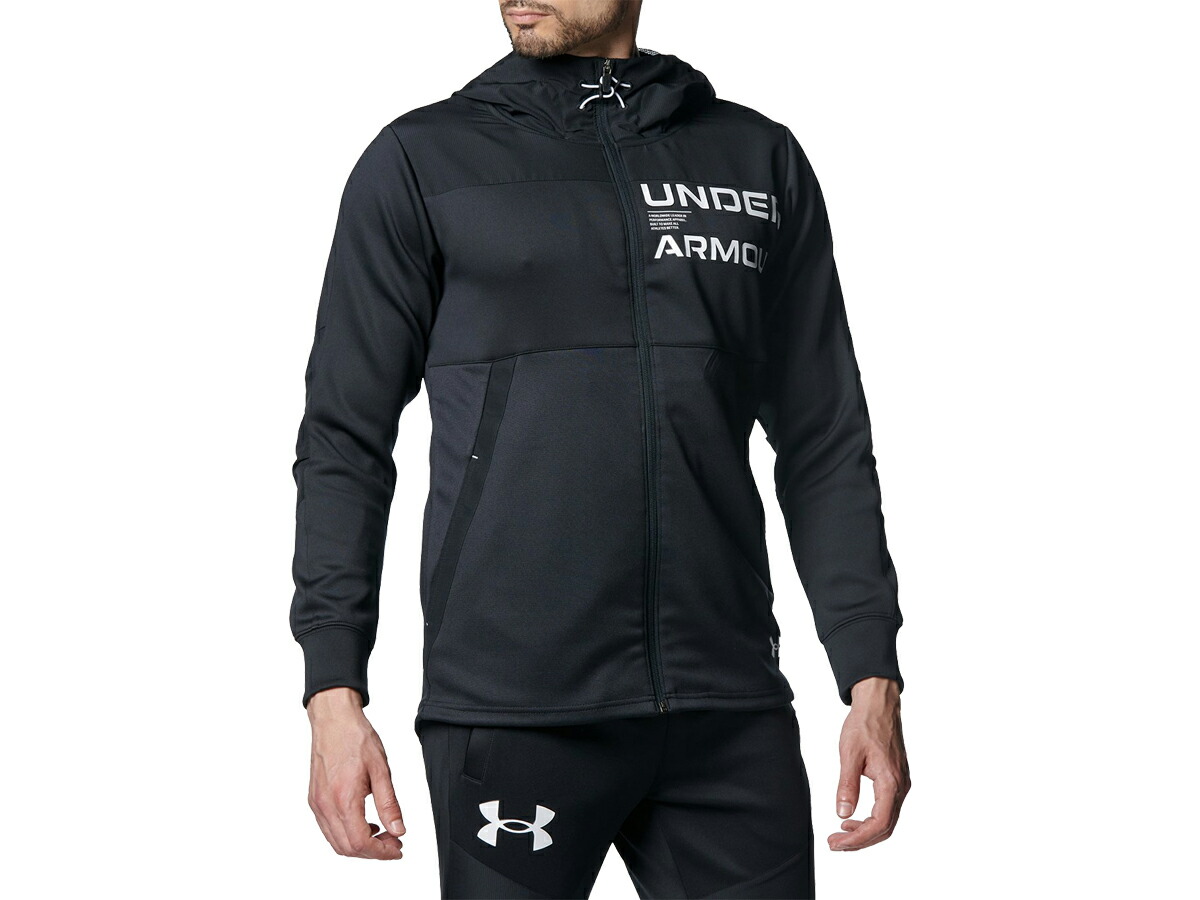 【楽天市場】アンダーアーマー UNDER ARMOUR アーマーニット ハイブリッド フルジップ ジャケット メンズ 秋 冬 ブラック 黒
