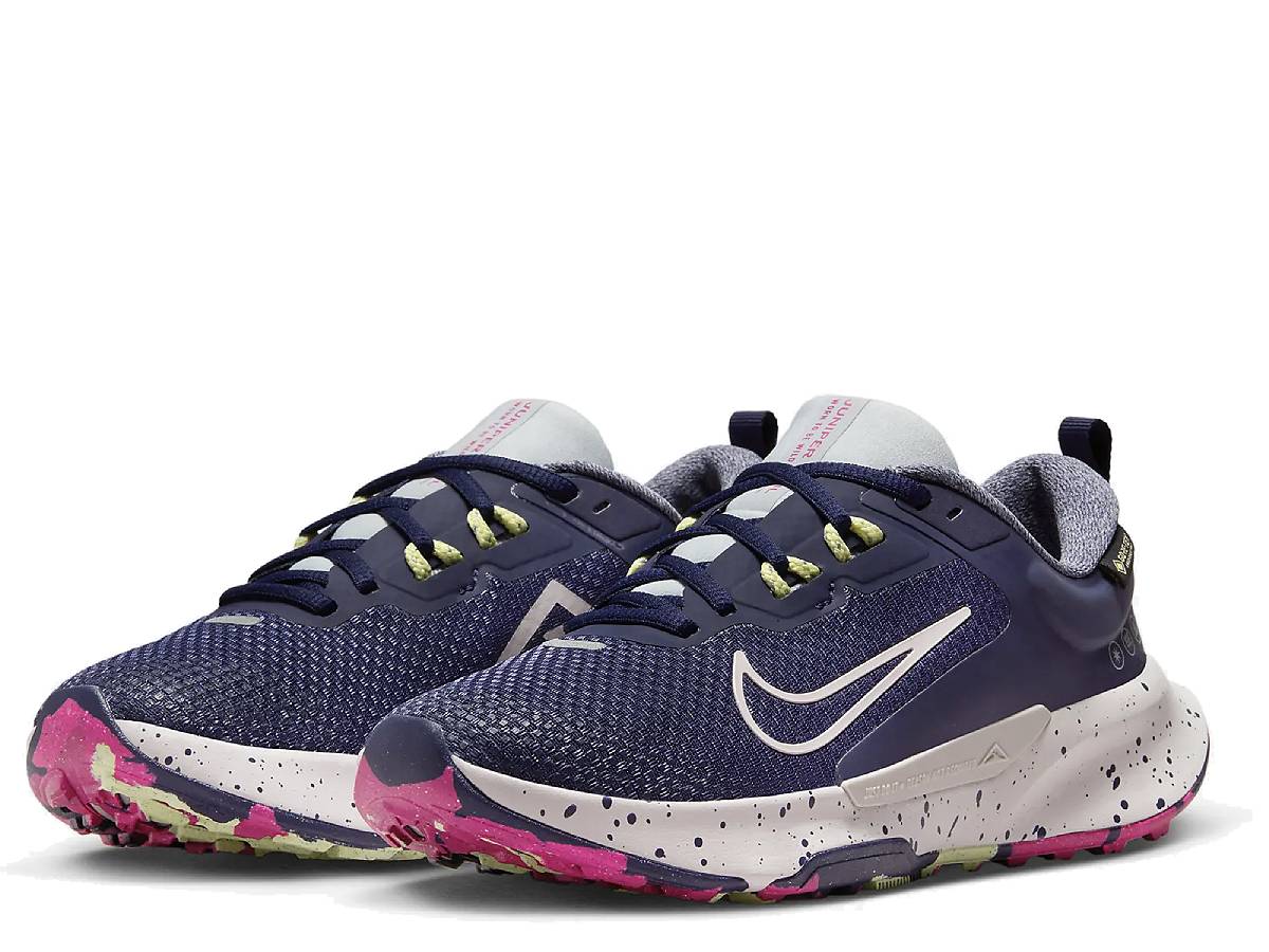 【楽天市場】ナイキ NIKE JUNIPER TREIL2 GTX ジュニパー トレイル 2 GORE-TEX レディース ネイビー パープル