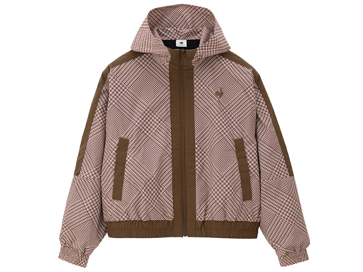 ルコック le coq sportif グラフィックウィンドブレーカージャケット レディース 秋 冬 レッド 赤 スポーツ フィットネス パーカー ジャケット LT4FWB31L-RD00