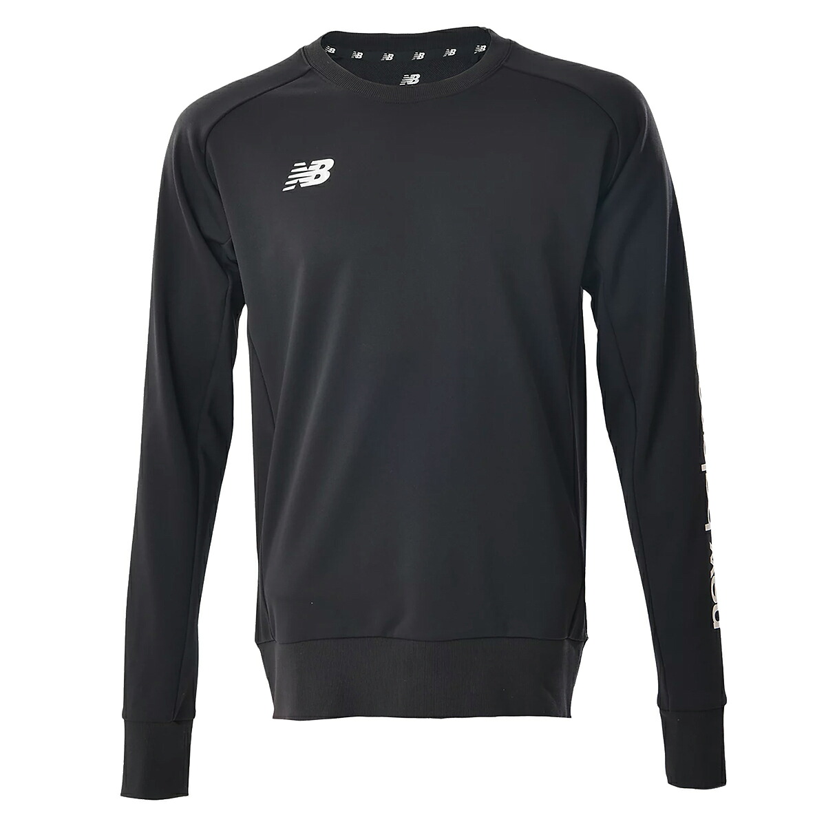 ニューバランス NEW BALANCE Team Sweat Crew チームスウェットクルー メンズ ブラック 黒 スポーツ トレーニング スウェット トレーナー JMTF2380-BK