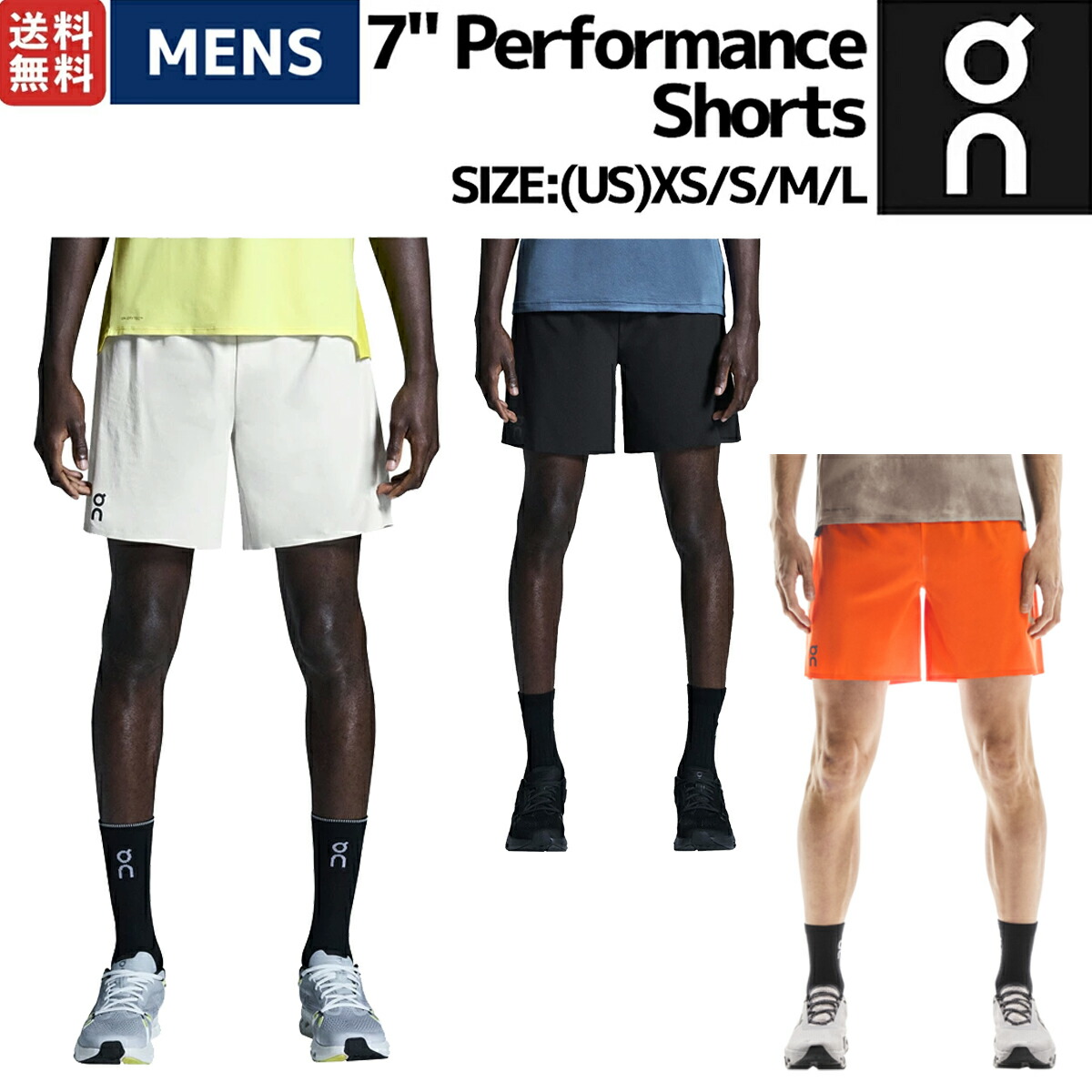on メンズ 5\" Performance Shorts Mブラック メンズ 5