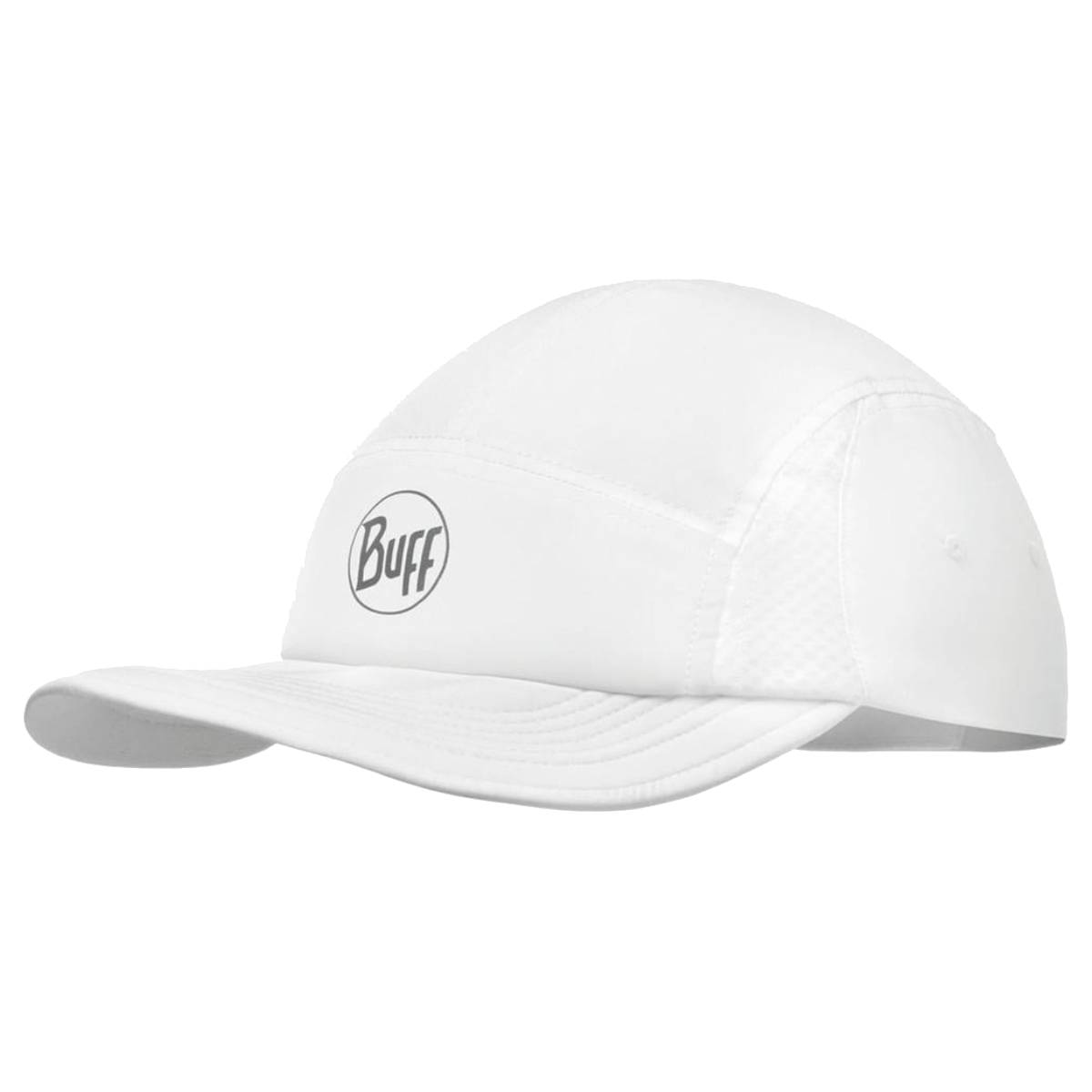 バフ buff 5 PANEL GO CAP SOLID メンズ レディース ユニセックス WHITE L/XL スポーツ 帽子 キャップ ランニングキャップ メッシュ 437082