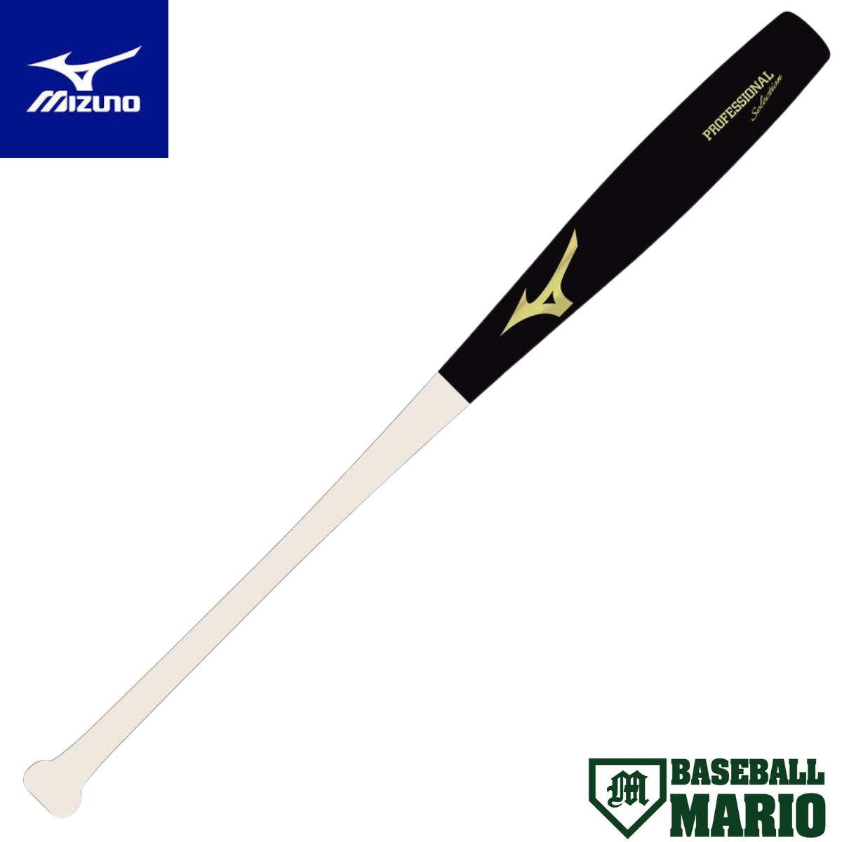 ミズノ MIZUNO プロフェッショナルセレクション 軟式用 木製バット 魚雷型形状 2026年春夏 【ベースボールマリオ】 野球 軟式 バット 木製 1CJWR15183 1CJWR15184
