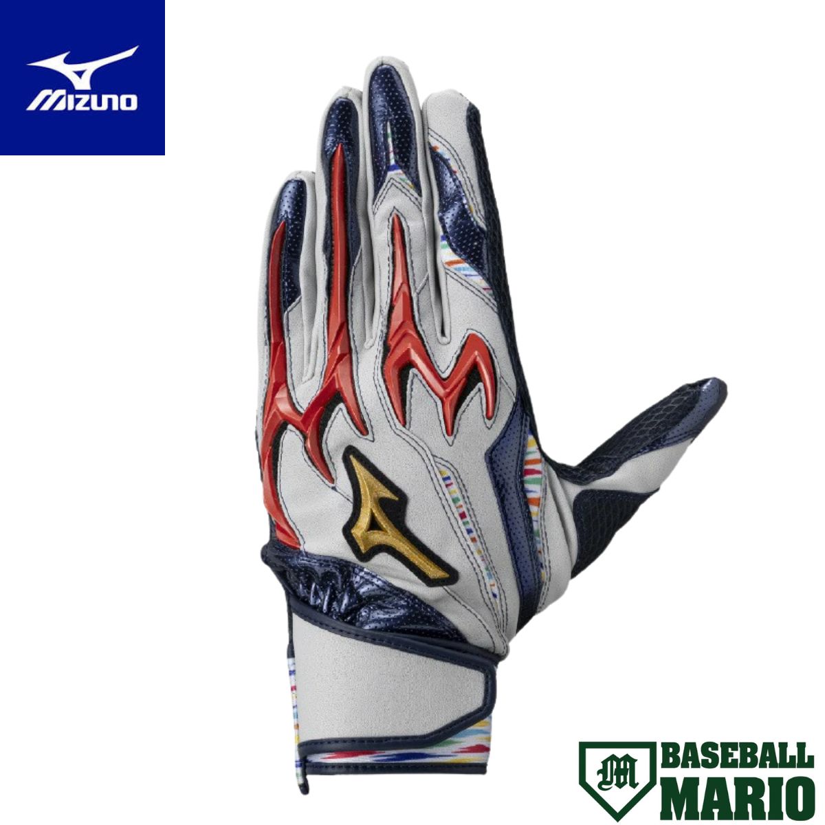 ミズノ MIZUNO ミズノプロ MizunoPro シリコンパワーアークDI DREAM PACK バッティング手袋 両手用 2026春夏 ベースボールマリオ 野球 バッティング手袋 両手 1EJEA56714｜スポーツマリオ
