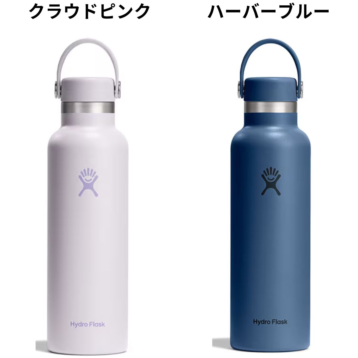 ハイドロフラスク Hydro Flask 【新色登場!】21oz Standard Mouth 21オンス スタンダードマウス 621ml 水筒 保温 保冷 魔法瓶 ステンレスボトル マグ ボトル キャンプ お出掛け 旅行 通勤 通学 学校 職場 お昼 飲み物 プレゼント ギフト 贈物