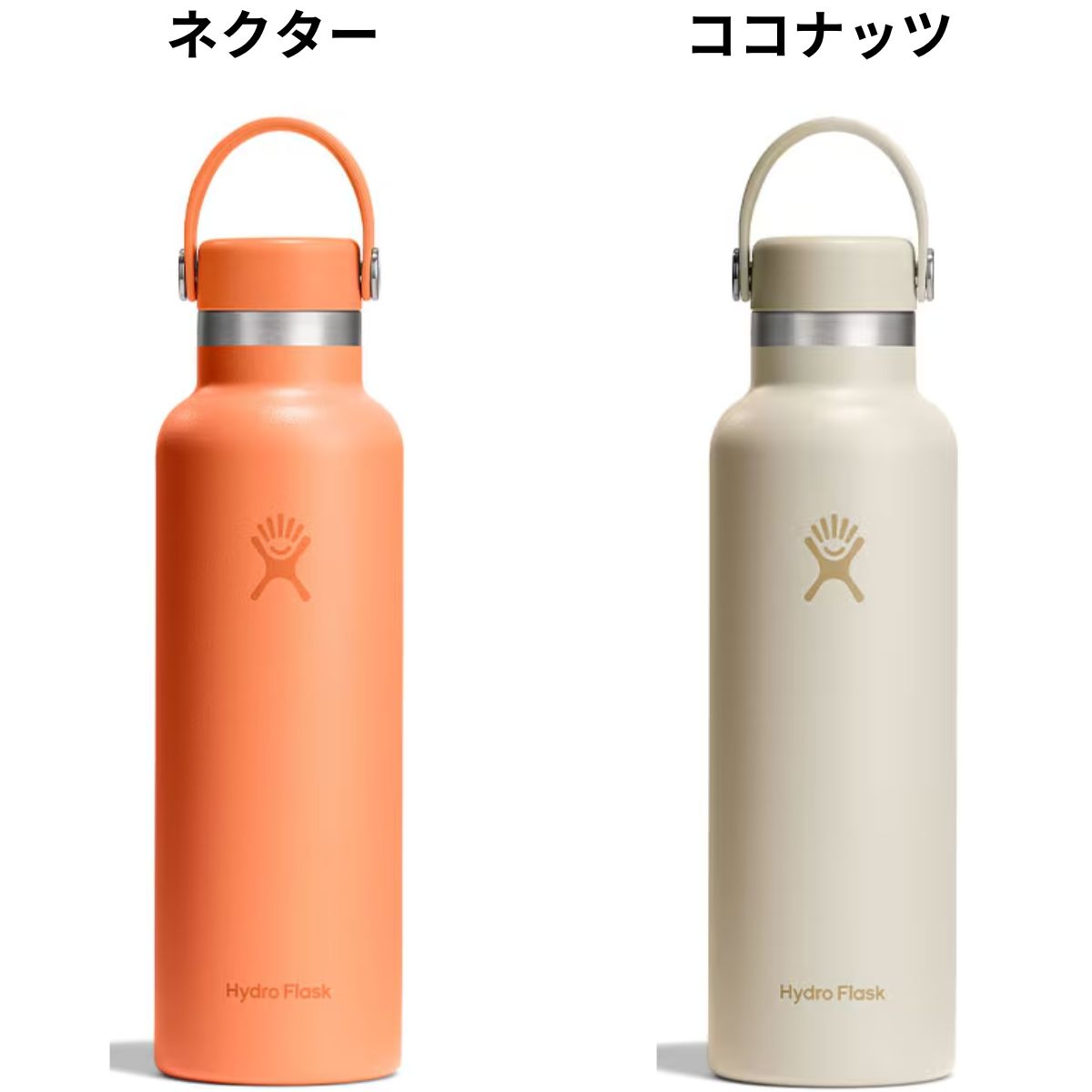 ハイドロフラスク Hydro Flask 【新色登場!】21oz Standard Mouth 21オンス スタンダードマウス 621ml 水筒 保温 保冷 魔法瓶 ステンレスボトル マグ ボトル キャンプ お出掛け 旅行 通勤 通学 学校 職場 お昼 飲み物 プレゼント ギフト 贈物