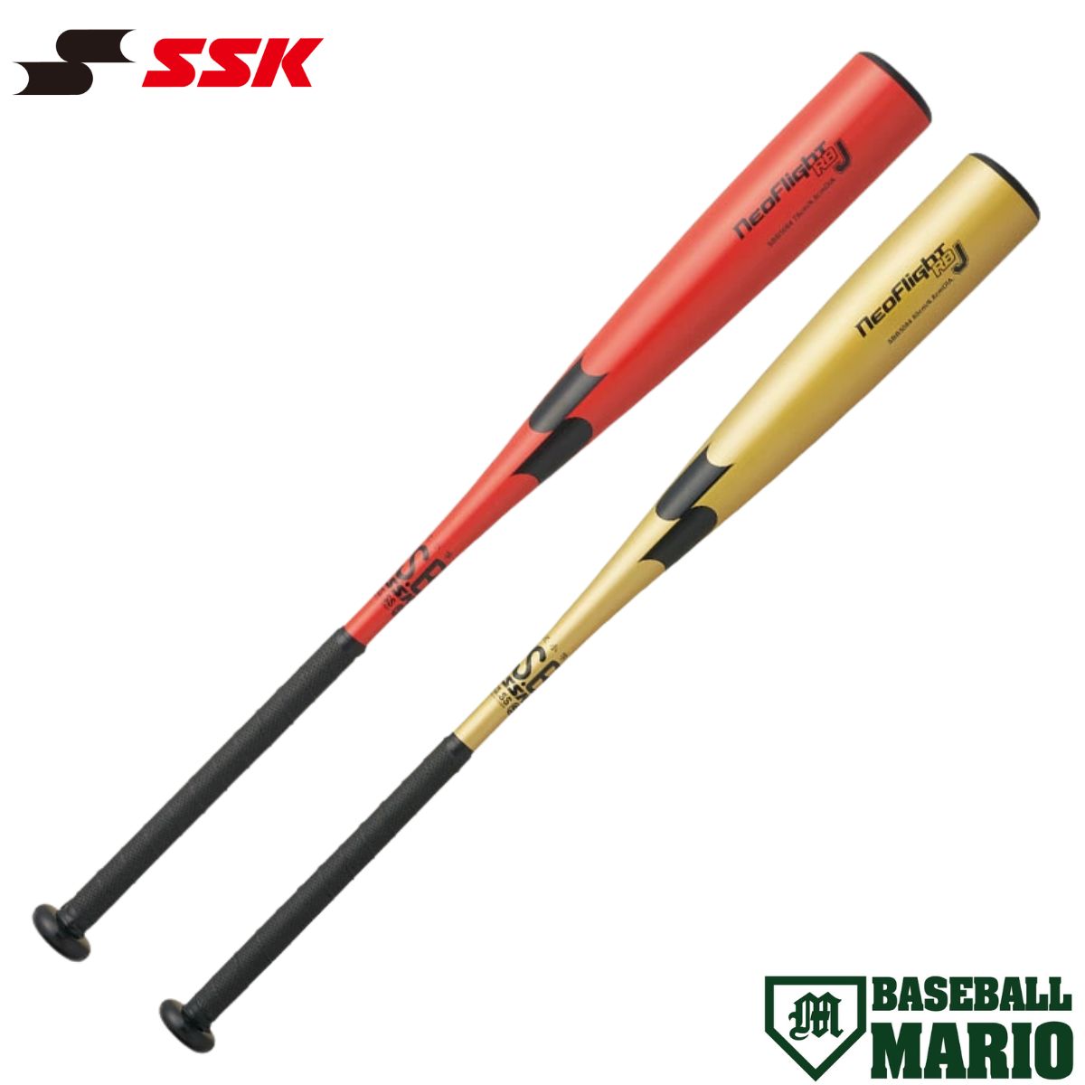 エスエスケイ SSK ネオフライトRBJ 少年軟式用 金属バット ミドルバランス 2026SP ベースボールマリオ 野球 バット 金属製バット SBB5084