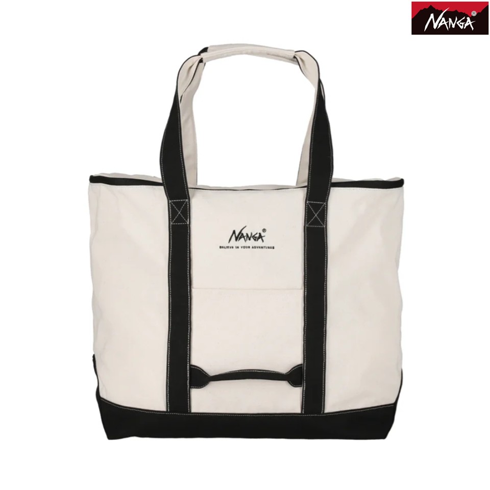ナンガ NANGA ギアキャンバストートバッグ GEAR CANVAS TOTE BAG アウトドアギア 収納 運搬 買物 大容量 キャンバス カジュアル バッグ N2600-3O024Z