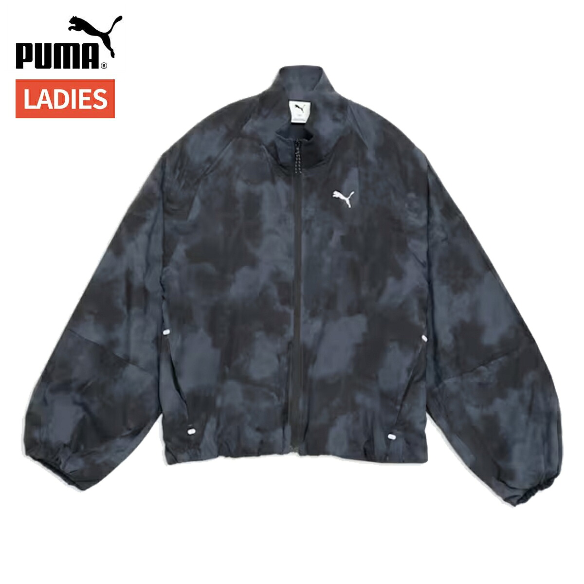 プーマ PUMA ESS エレベーテッド パッカブル ウーブンジャケット レディース ブラック 黒 スポーツ フィットネス フルジップ ジャケット 693754-01