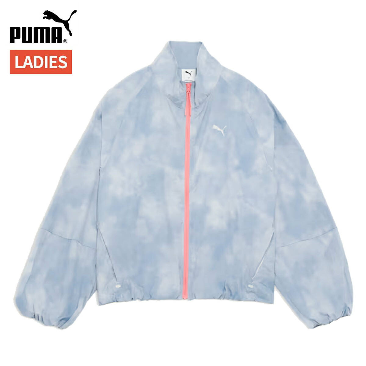 プーマ PUMA ESS エレベーテッド パッカブル ウーブンジャケット レディース ブルー 青 スポーツ フィットネス フルジップ ジャケット 693754-42