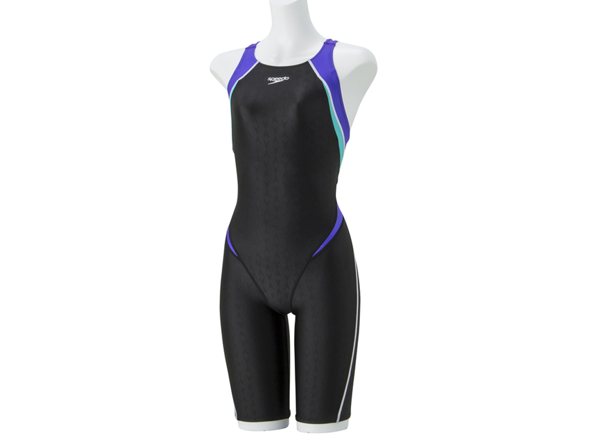 【返品・交換不可】スピード：【レディース】FLEX Σ 2 セミオープンバックニースキン【speedo 水泳 スイム 競泳 水着 オールインワン】