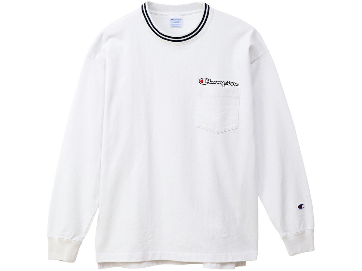 初売りセール セール Champion チャンピオン メンズスポーツウェア 長袖シャツ Rw Long Sleeve T Shirt メンズ 90 C3 T412 090 お洒落無限大 Ethio Online Com