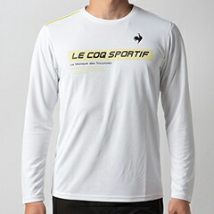ルコック le coq sportif GRAPHIC 長袖シャツ(メンズ)テニス QTMUJB00-WH