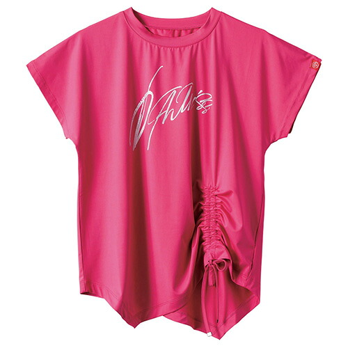 ダミス DA MISS バックBigロゴTシャツ 半袖 フィットネス ウィメンズ 1434-1605-PNK