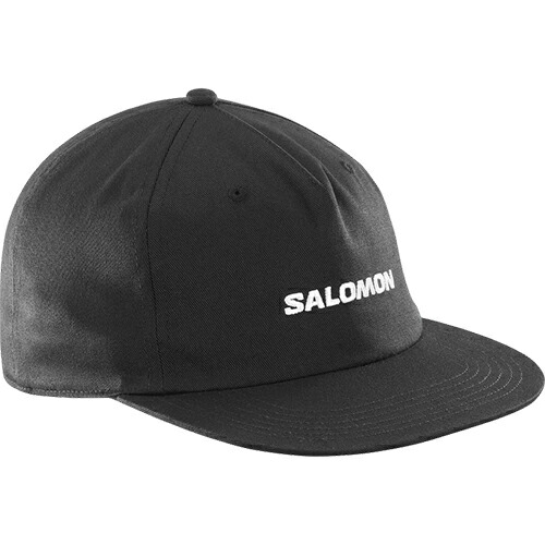SALOMON ファイブ パネルキャップ ブラック:ブラック / LC18191 SALOMON 
