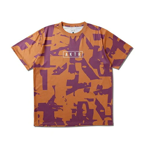 アクター AKTR CUT-UP CAMO AKTR LOGO SPORTS TEE 半袖 Tシャツ ユニセックス バスケットボール 125-024005-OR