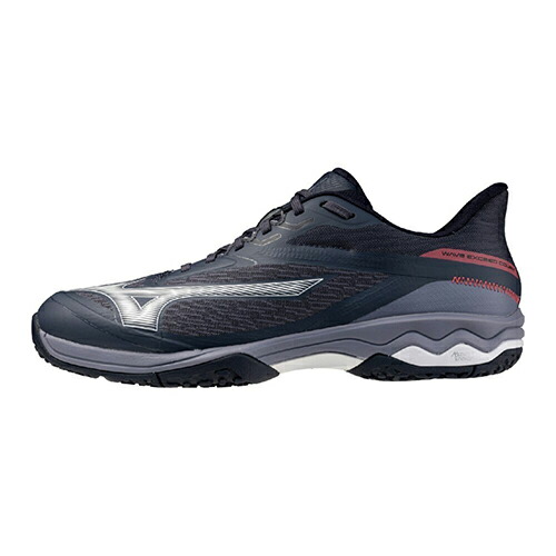 ミズノ MIZUNO 【粘土／砂入り口・入口人工芝厚地の外套】ウエーブエクシードコート WIDE OC 庭球シューズ ユニ一発やる 61GB2518-05