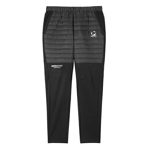 デサント DESCENTE MoveSport ACTIVE SUITS THERMO ハイブリッドロングパンツ 中綿 トレーニング・ジム/カジュアル メンズ ST5FPZ70M-BK00｜スポーツミツハシ店