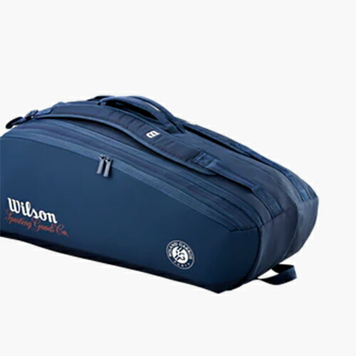 ウィルソン Wilson ROLAND GARROS 2026 SESSIONSOIRE 9PK Navy ボストンバック テニス WR805380-1001