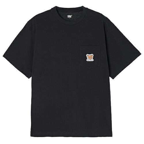 ヘリー・ハンセン HELLY HANSEN ショートスリーブヘリーベアポケットティー アウトドア Tシャツ 半袖 ユニセックス HE62631-K