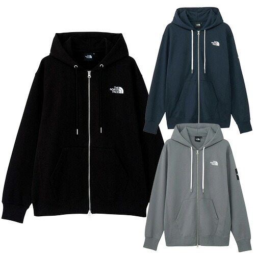 ザ・ノース・フェイス THE NORTH FACE スクエアロゴフルジップ スウェットパーカ アウトドア 長袖 ユニセックス NT12335