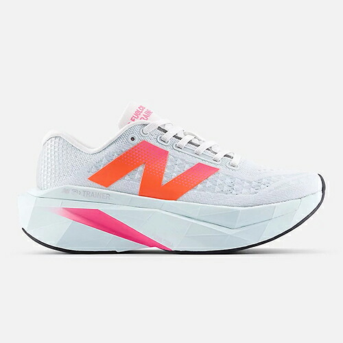【先着限定 最大7,500円OFFクーポン 7/18~】ニューバランス New Balance FuelCell SuperComp Trainer v3 ランニング シューズ ウィメンズ WRCX76EB-WHITE-ORANG|スポーツミツハシ店