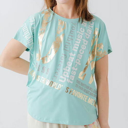 ダミス DA MISS BigロゴTシャツ フィットネス 半袖 ウィメンズ 1634-1464-MINT