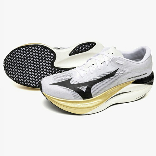 【先着限定 最大7,500円OFFクーポン 7/18～】ミズノ MIZUNO HYPERWARP PRO ランニング シューズ ユニセックス J1GC2674-01｜スポーツミツハシ店