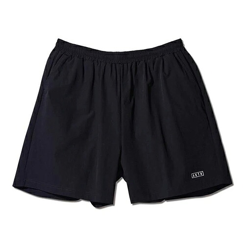 出演者 AKTR ベーシック SHORT WIDE PANTS BK 篭球 二階建てバス食パン 二分の一ズボン下 524-010002-BK