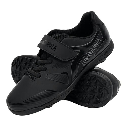 ルースイソンブラ LUZeSOMBRA EL CAMINHO Jr VELCRO TF お坊っちゃん 蹴球 芝草/形づくるシューズ L2261521-BLK