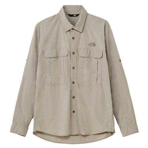 【先着限定 最大7,500円OFFクーポン 7/18~】ザ・ノース・フェイス THE NORTH FACE ラッスルキャノピーシャツ アウトドア 半袖 メンズ NR12302-ST|スポーツミツハシ店