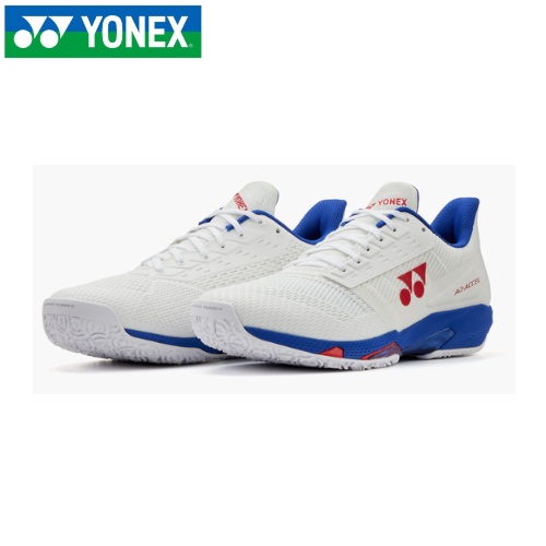 【宅配便】YONEX ヨネックス  庭球シューズ パワークッションアドアクセルＷＧＣ 白いこと／パープル(115) SHTAAWG