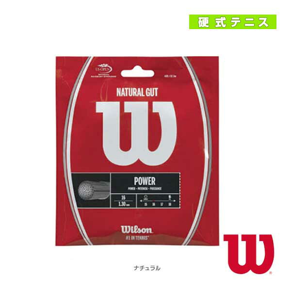 【テニスストリング（単張） ウィルソン】 ウィルソン ナチュラルガット WILSON NATURAL GUT WRZ999800／WRZ999900