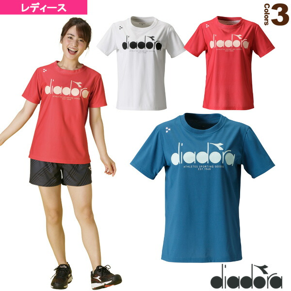 楽天市場 オールスポーツ ウェア レディース ディアドラ ロゴtシャツ レディース Dgc9526 スポーツプラザ