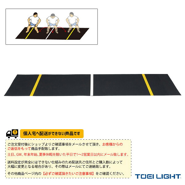 体力測定設備・備品 TOEI(トーエイ) [送料別途]反復横とび用マット T-1816