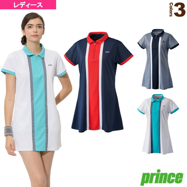 魅力的な テニス バドミントン ウェア レディース プリンス ワンピース レディース Ws1406 W 希少 Hughsroomlive Com