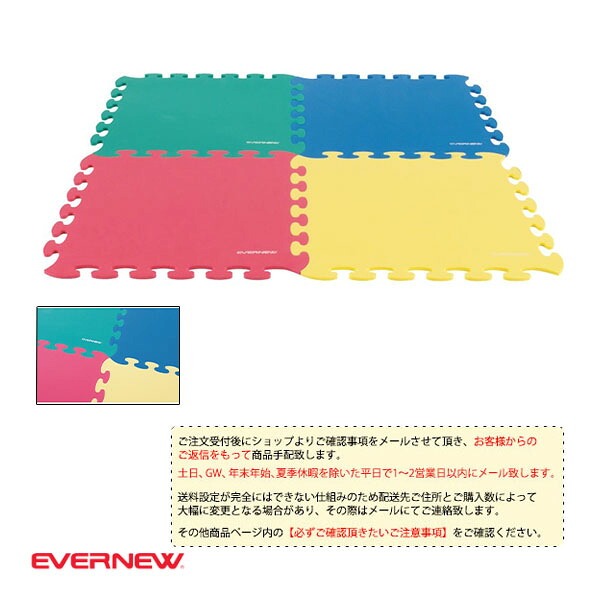 体操設備・備品 エバニュー [送料別途]フロアマット4色組 EKH121
