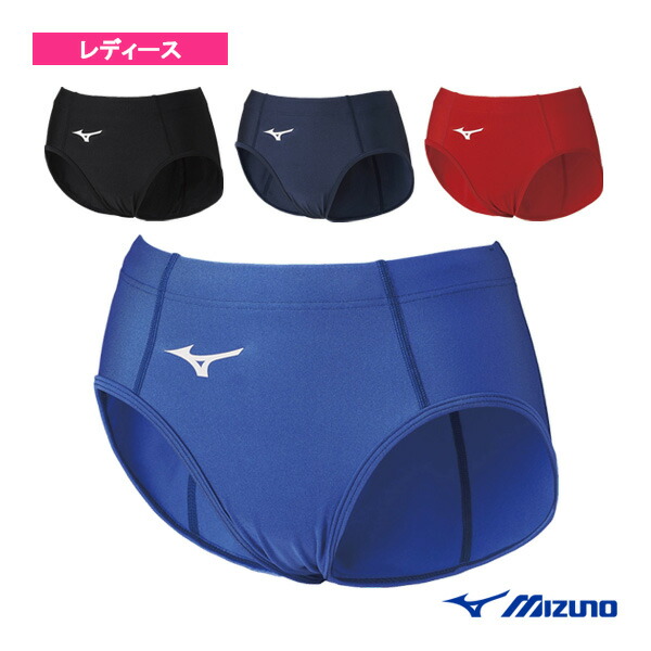 ミズノ　女子陸上レーシングショーツ　Lサイズ　ネイビー×レッド　新品 ミズノ 女子陸上レーシングショーツ Lサイズ ネイビー×レッド
